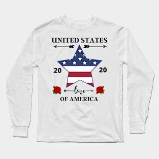 UNITED STATES OF AMERICA Long Sleeve T-Shirt